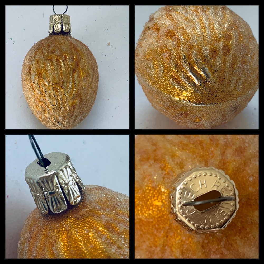 Acorn & Walnut Czech Republic Vintage Ornaments - Picture 2 of 3